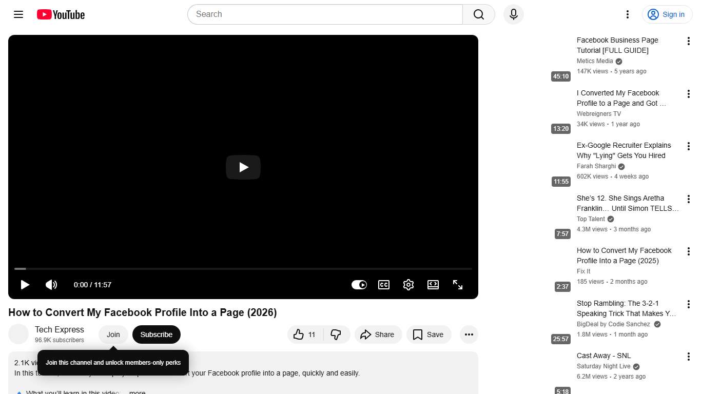 How to Convert My Facebook Profile Into a Page (2026) - YouTube